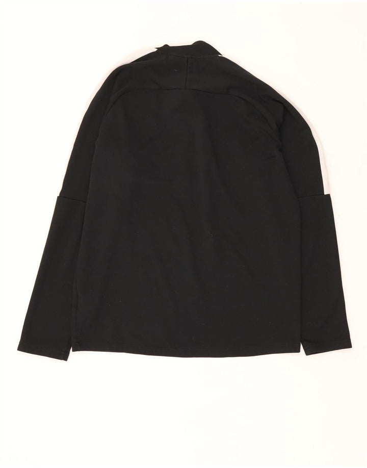 NIKE Herren Dri Fit Pullover-Trainingsanzug mit Reißverschluss, Größe S, Schwarz, Farbblock