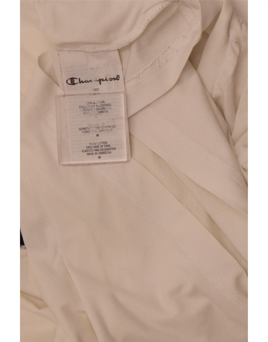 CHAMPION Herren-T-Shirt mit Grafik, mittelweiße Baumwolle