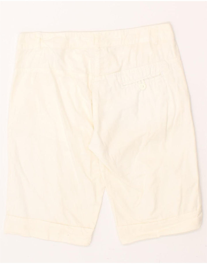 LOTTO Womens Bermuda Chino Shorts W28 Medium Off White Cotton Vintage Lotto and Second-Hand Lotto from Messina Hembry 
