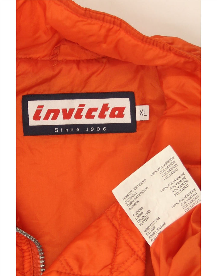 INVICTA Herren Steppweste UK 42 XL Orange Polyamid