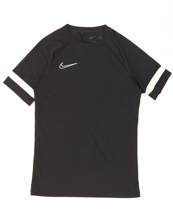 Nike Herren Dri Fit T-Shirt Top Small Schwarz