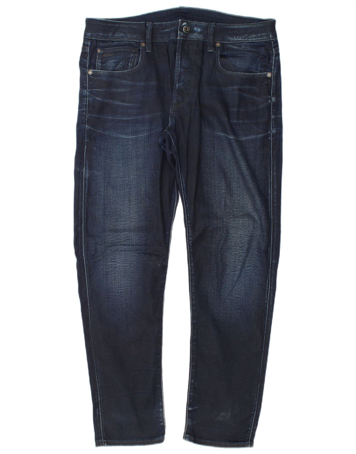 G-Star Herren Slim Jeans W32 L30 Marineblau Baumwolle