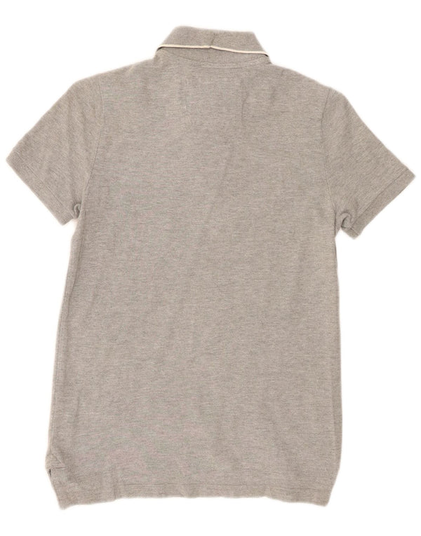 Abercrombie & Fitch Jungen-Poloshirt, 13–14 Jahre, XL, graue Baumwolle