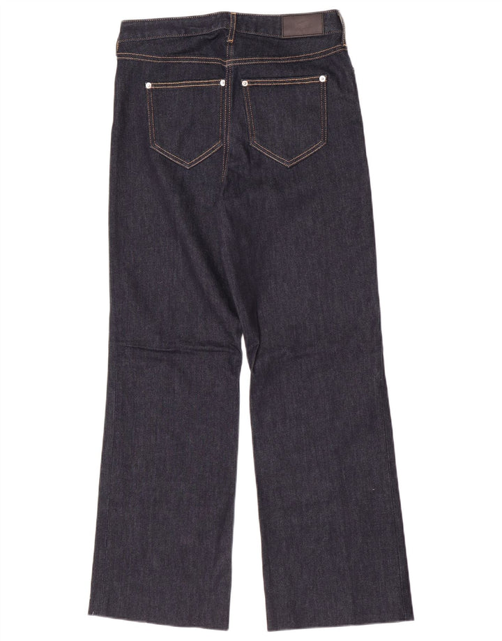 Lacoste Damen Bootcut-Jeans, Größe 36, klein, W28, L29, marineblaue Baumwolle