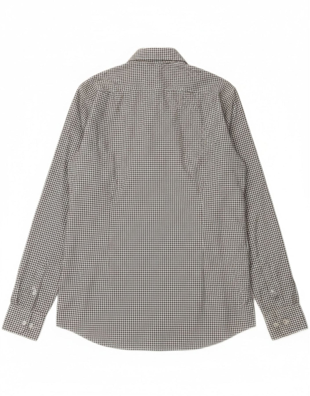 Hugo Boss Herren Slim Fit Hemd Größe 38 15 Mittelweiß kariert