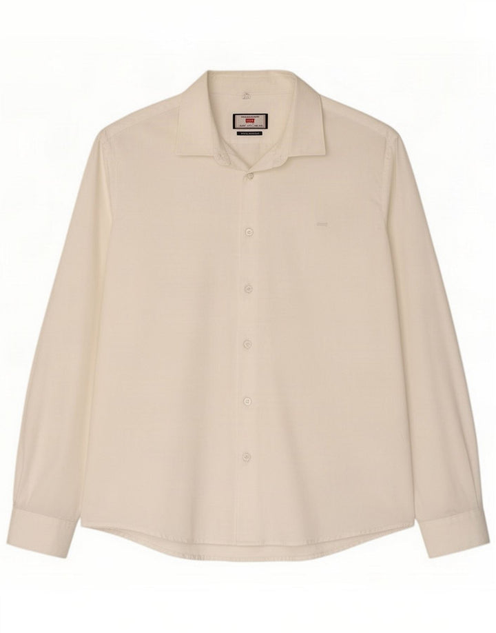Carrera Herren Regular Shirt 3XL Weiße Baumwolle