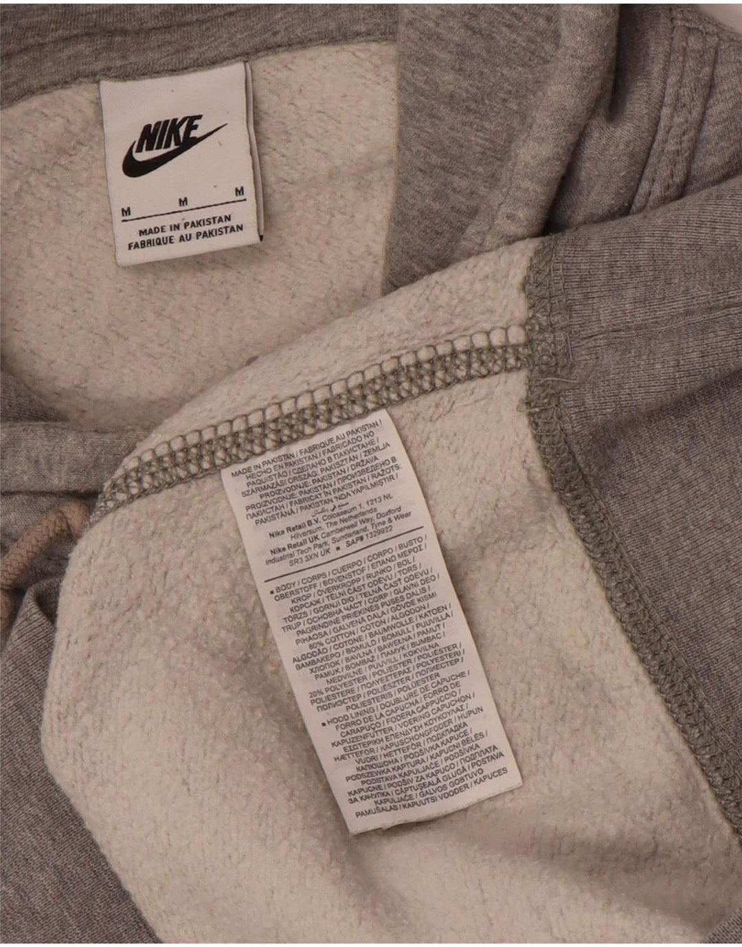 Nike Herren Kapuzenpullover Mittelgrau