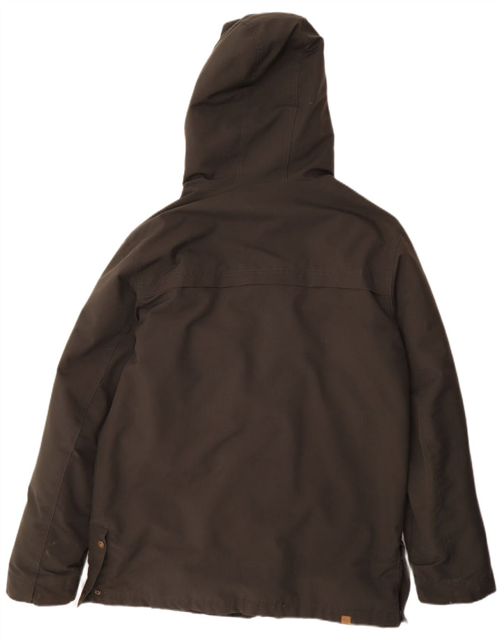 Quiksilver Herren-Windbreakerjacke mit Kapuze, UK 38, Mittelgrau, Polyester