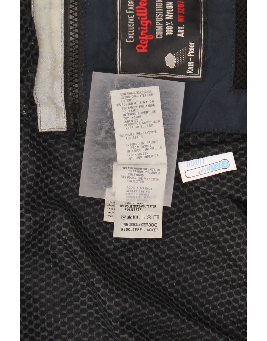 Refrigiwear Herren Bomberjacke UK 40 Large Marineblau Polyamid