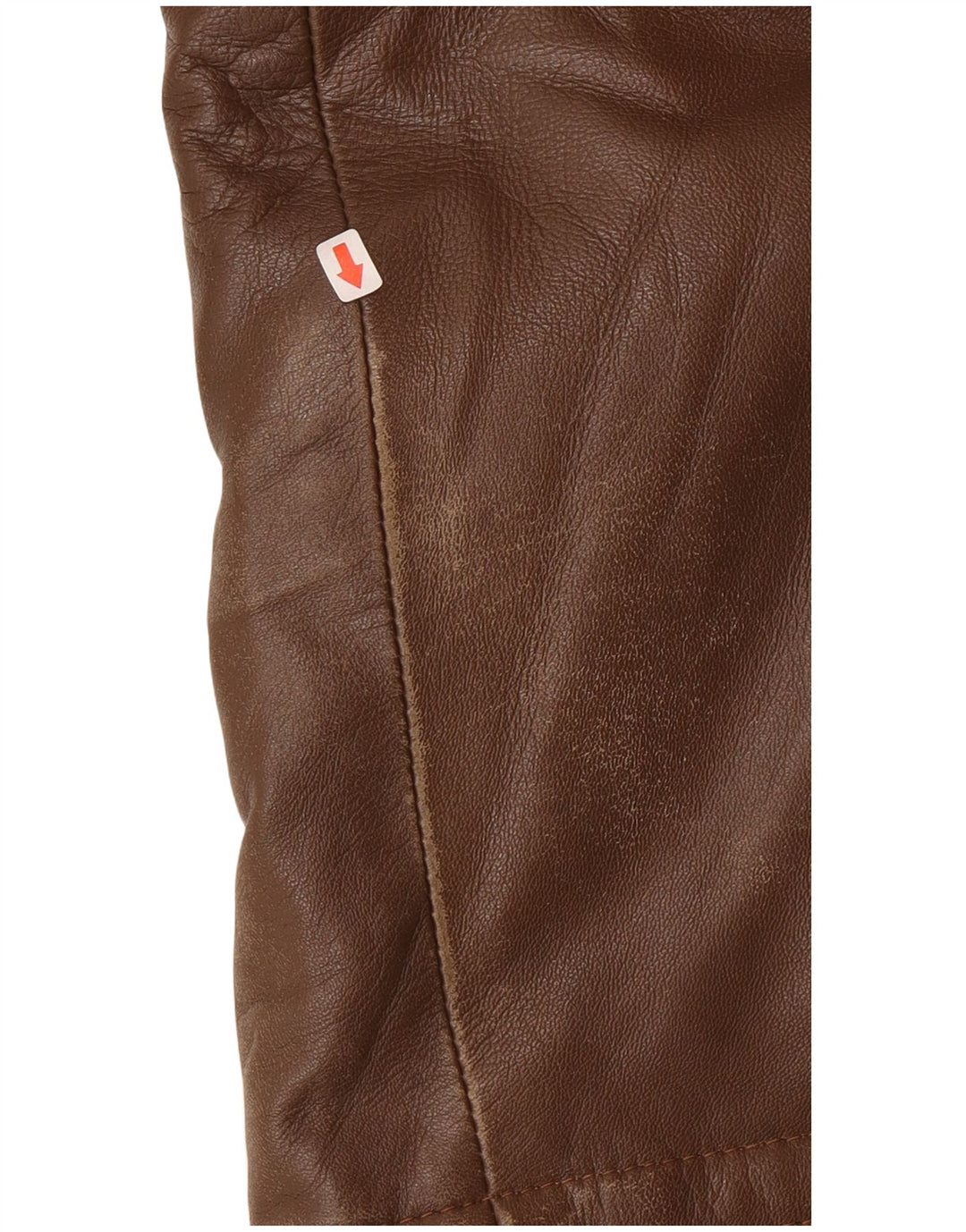 Vintage Damen Ledermantel IT 46 Großes braunes Leder