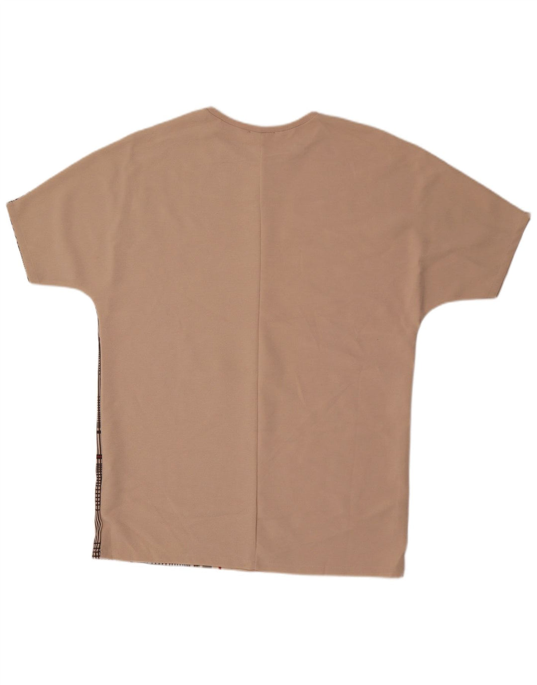Übergroßes Etuikleid für Damen von Zara, Gr. 46, groß, beige, geblümtes Polyester