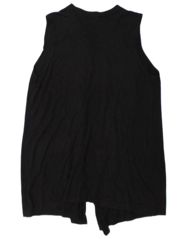 Marks & Spencer Damen Longline-Cardigan-Pullover UK 14 Medium Schwarz