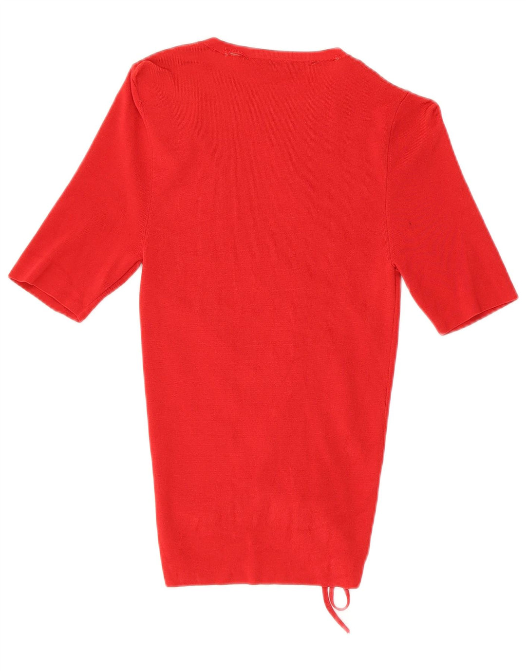 Zara Damen Bluse Top UK 8 Small Rot