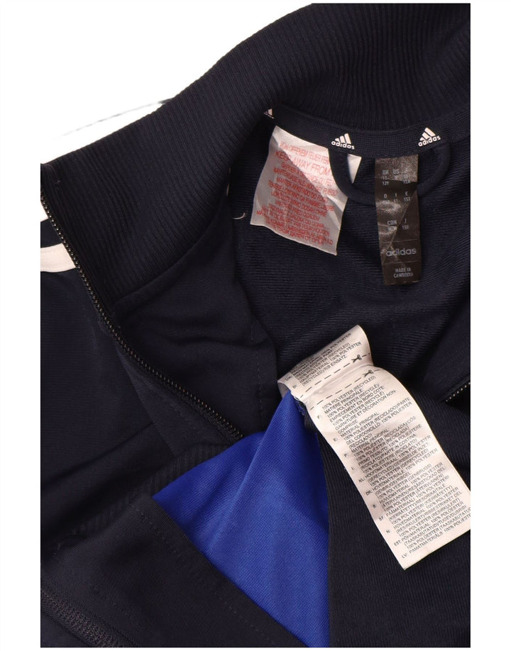 ADIDAS Jungen Aeroready Trainingsanzug Top Jacke 11-12 Jahre Marineblau