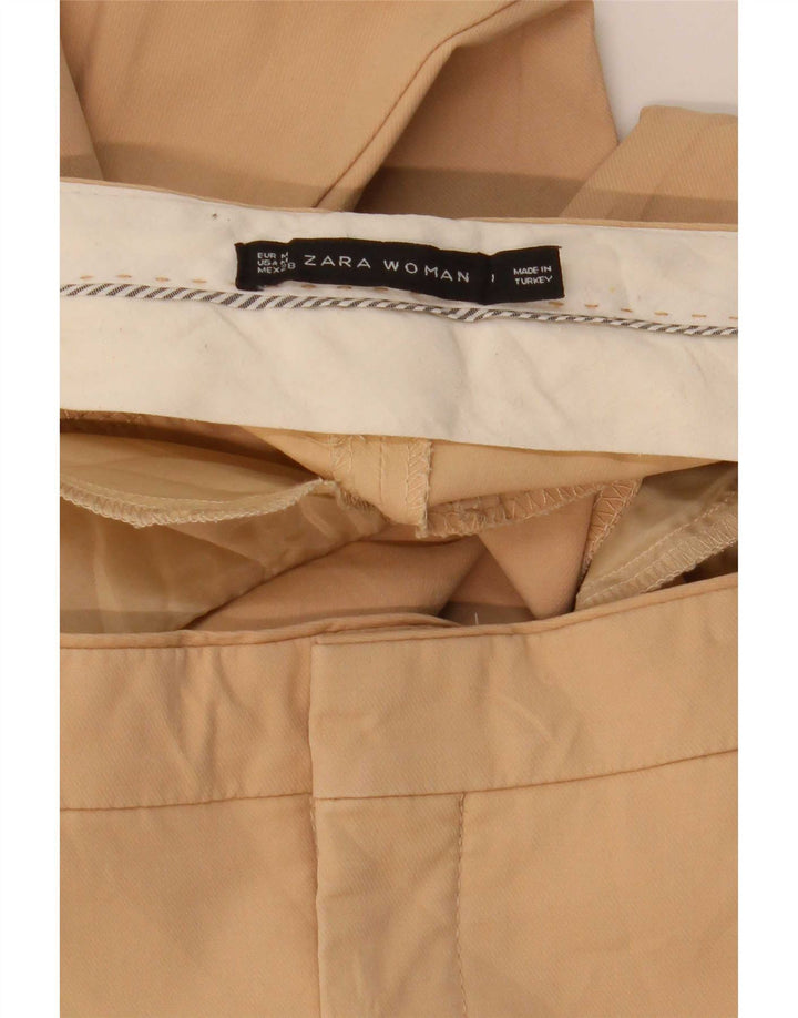 Zara Slim Chino-Hose für Damen, mittelgroß, W32, L26, Beige