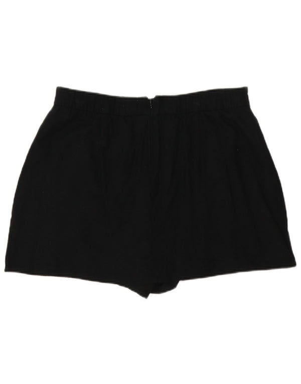 Hollister Damen-Skort-Minirock, Größe L, W34, Schwarz, Leinen