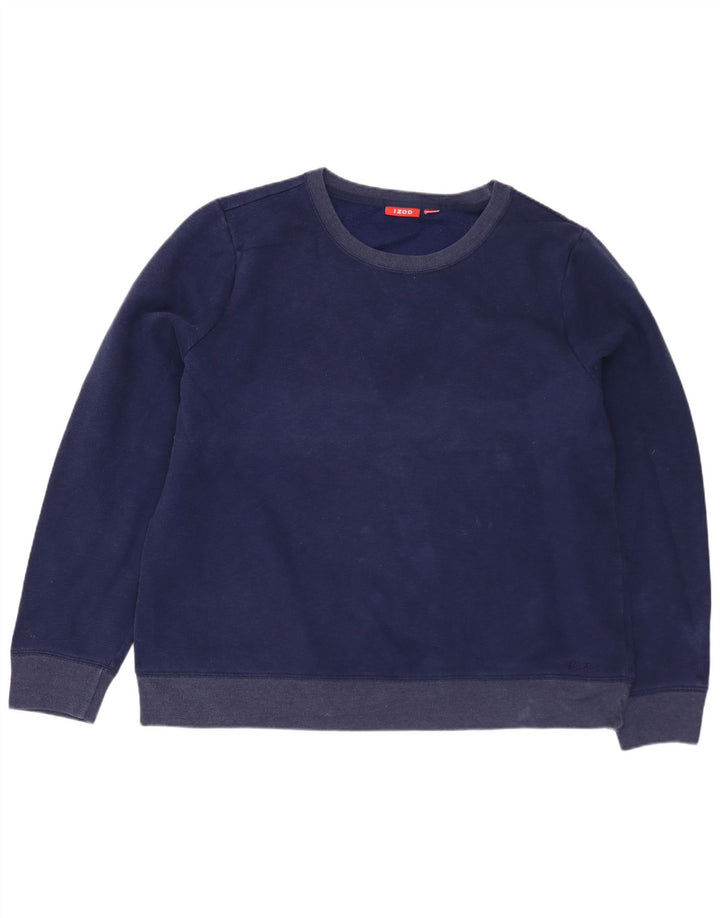 Izod Herren-Sweatshirt, mittelgroß, marineblau, Baumwolle