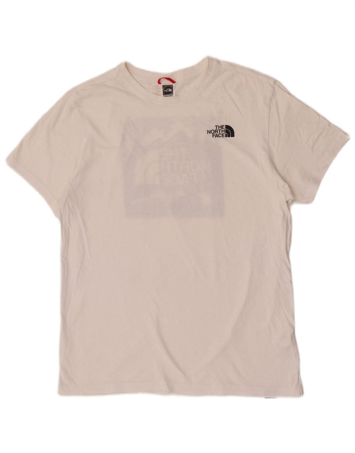 The North Face Herren-T-Shirt mit Grafik, mittelweiße Baumwolle