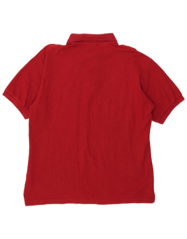 FILA Herren Poloshirt IT 48 Small Rot Baumwolle