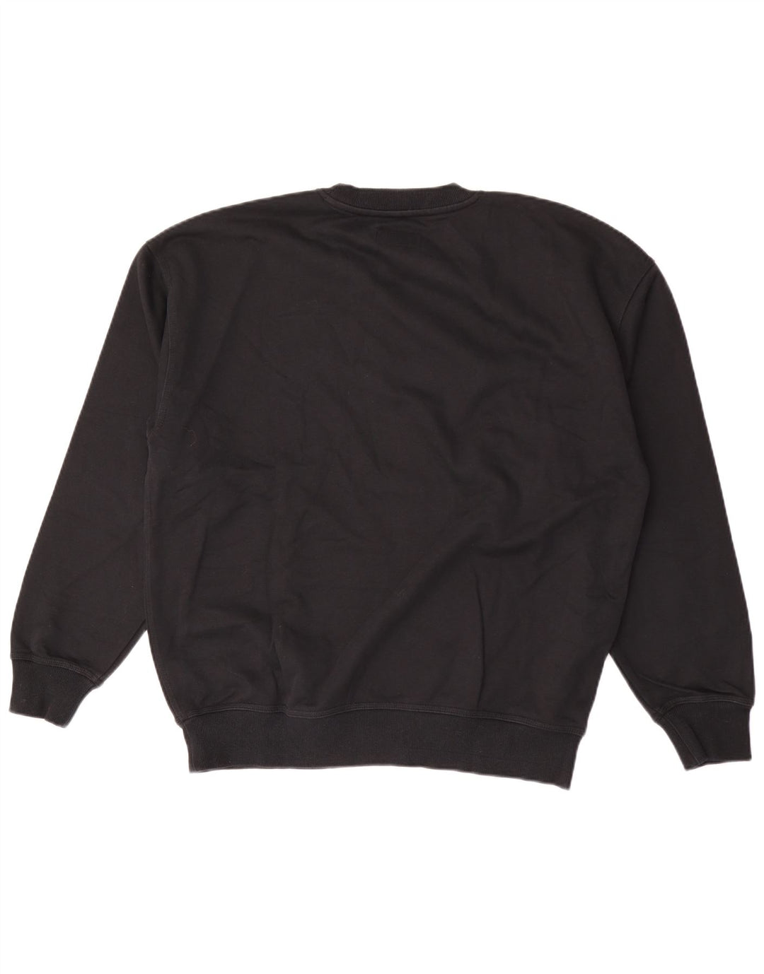 Converse Herren Grafik-Sweatshirt-Pullover aus mittelschwarzer Baumwolle