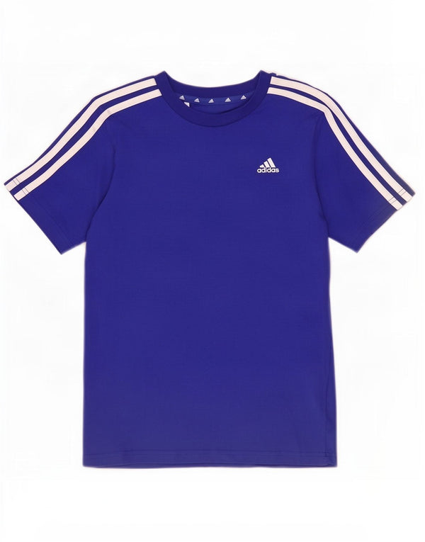 Adidas T-Shirt für Jungen, 11–12 Jahre, blaue Baumwolle
