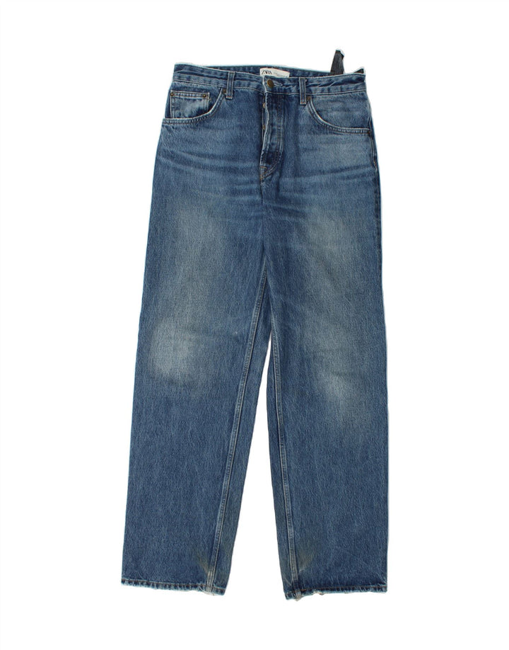 ZARA Womens Straight Jeans EU 40 Medium W30 L32 Blue Cotton Vintage Zara and Second-Hand Zara from Messina Hembry 