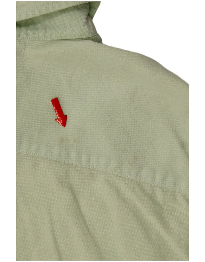 Tommy Hilfiger Herrenhemd, große grüne Baumwolle