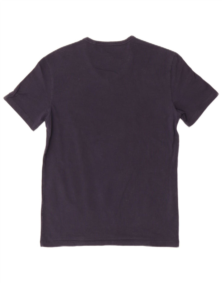Guess Herren-T-Shirt mit Grafik, mittelgroß, Marineblau