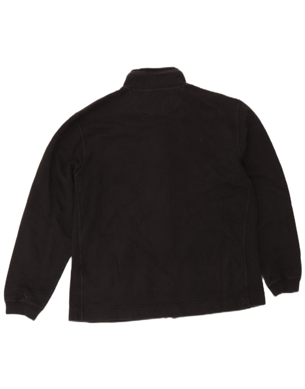 Champion Herren-Trainingsanzug-Top-Jacke XL aus schwarzer Baumwolle