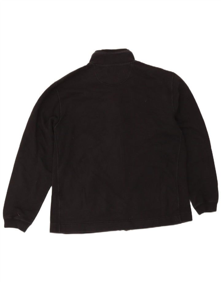 Champion Herren-Trainingsanzug-Top-Jacke XL aus schwarzer Baumwolle