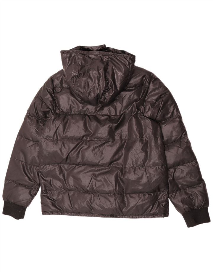 Lotto Herren-Jacke mit Kapuze, gepolstert, UK 44, 2XL, Schwarz, Polyester