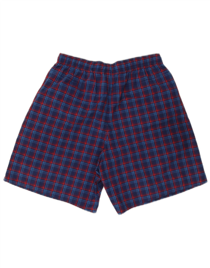 Adidas Herren Sport Shorts Medium Marineblau Karo Polyester