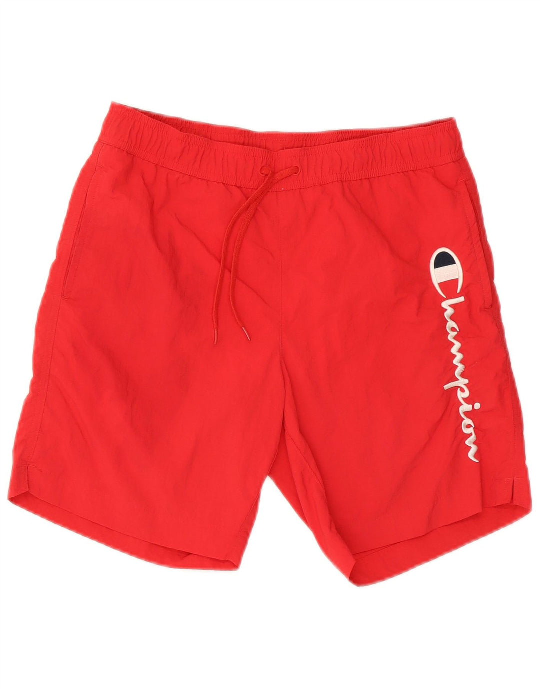 Champion Herren Badeshorts mit Grafik, Größe S, Rot, Polyester