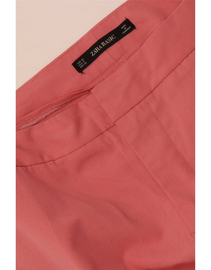 Gerade Chino-Hose für Damen von Zara, EU 40, M, W30, L26, Rosa