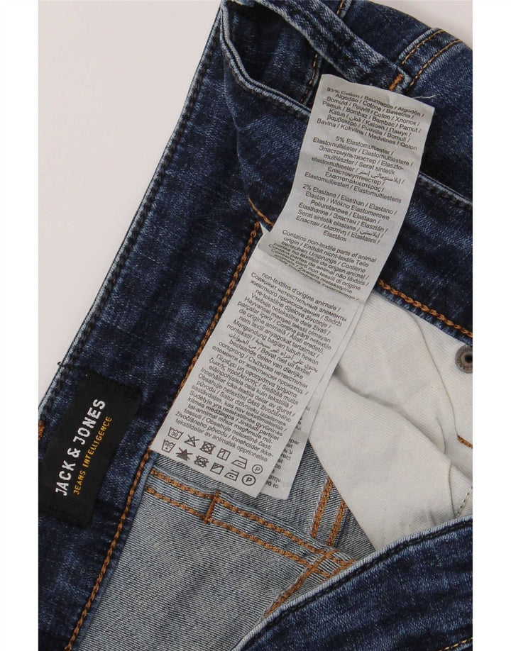 Jack & Jones Herren GLENN Slim Jeans W34 L34 Blaue Baumwolle