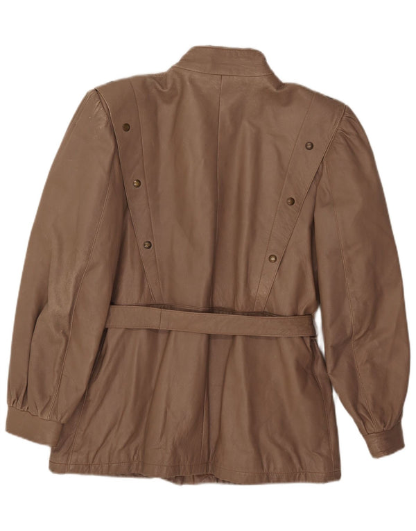 Liverpool Damen Lederjacke IT 46 Large Beige Leder