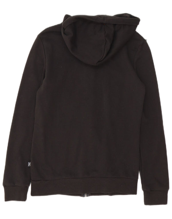 Puma Damen Zip Hoodie Pullover UK 6 XS Schwarz