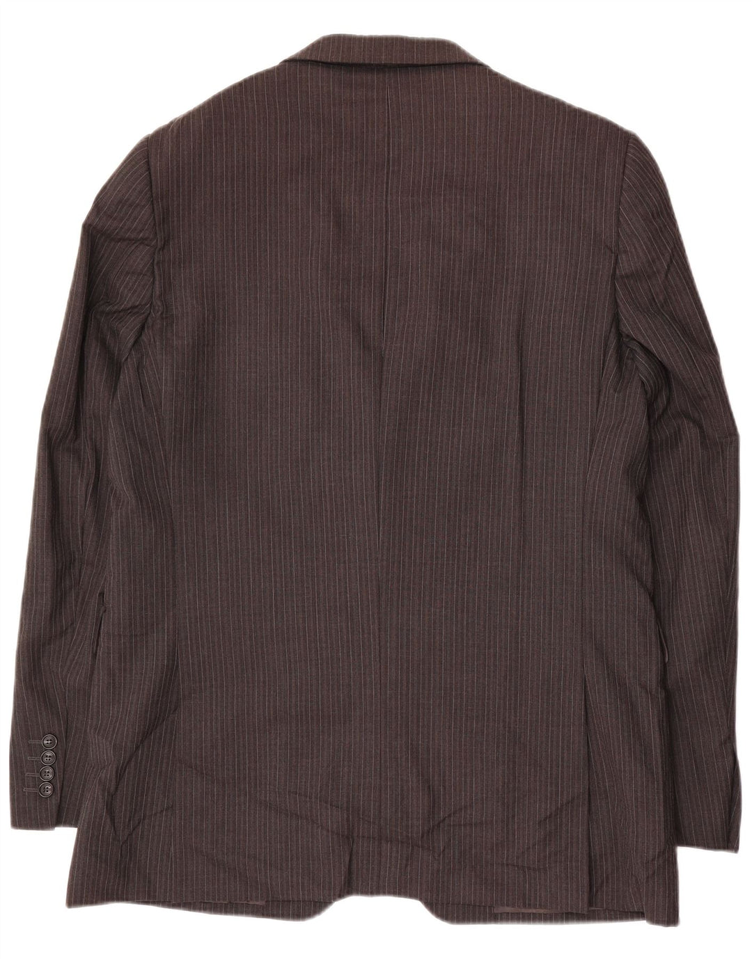 Jaeger Herren-Blazer mit 2 Knöpfen, UK 42, XL, graue Nadelstreifenwolle