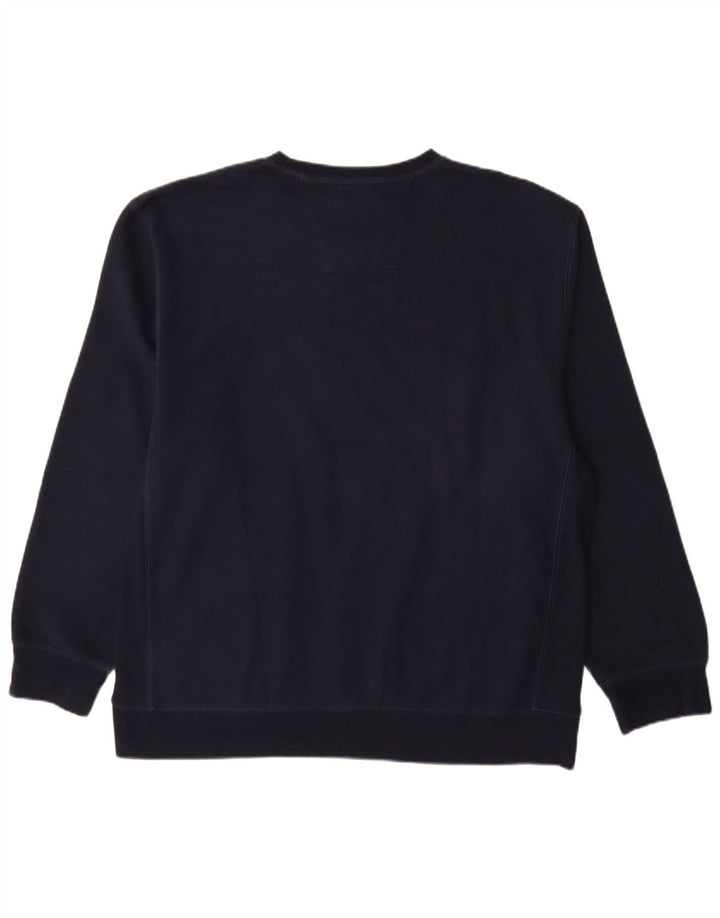 NAUTICA Herren Sweatshirt Pullover 2XL Marineblau Baumwolle