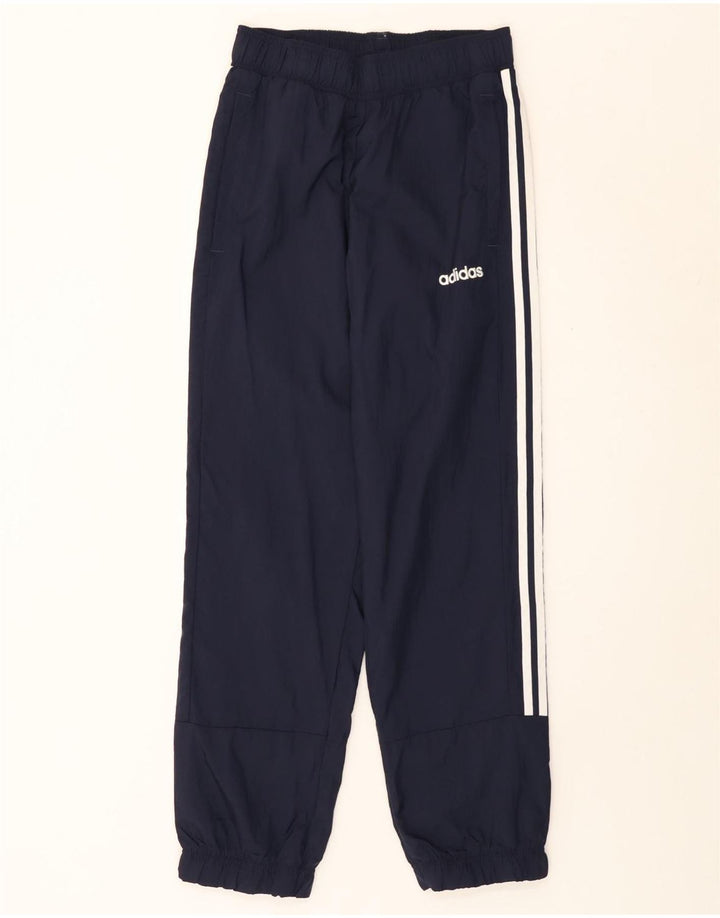 ADIDAS Herren-Trainingshose, Jogginghose, klein, marineblaues Nylon