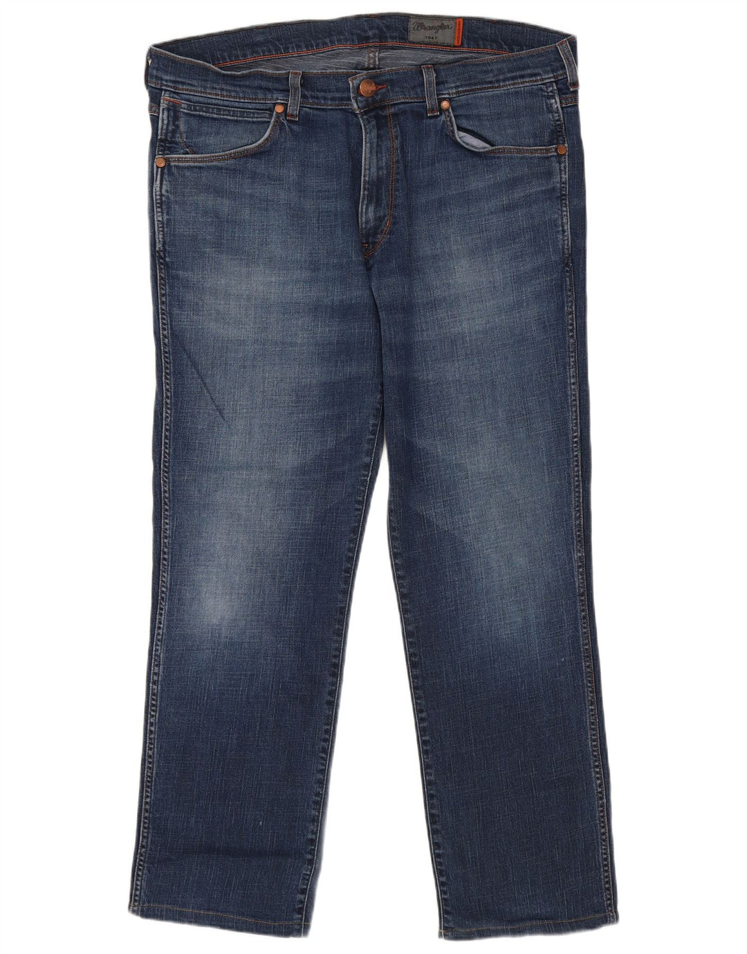 Wrangler Herren Straight Jeans W38 L29 Marineblau