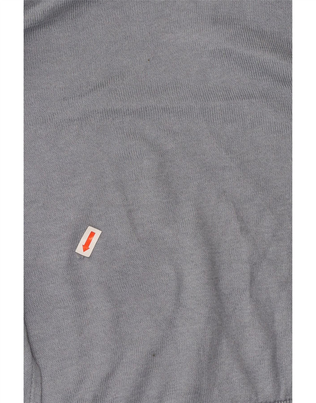 ZARA Womens Crop V-Neck Jumper Sweater UK 10 Small Grey