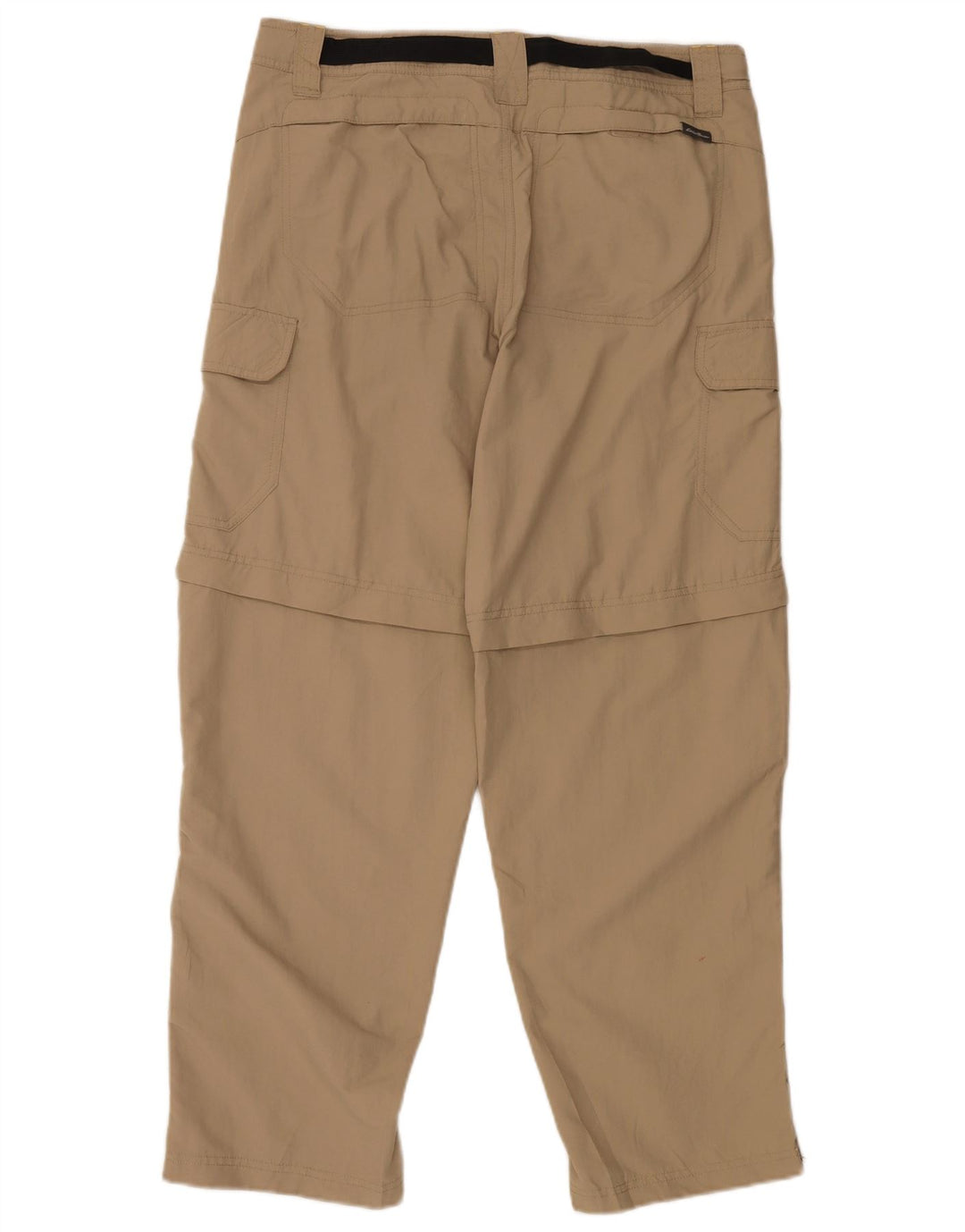 EDDIE BAUER Herren gerade Cargohose W34 L30 Beige Nylon