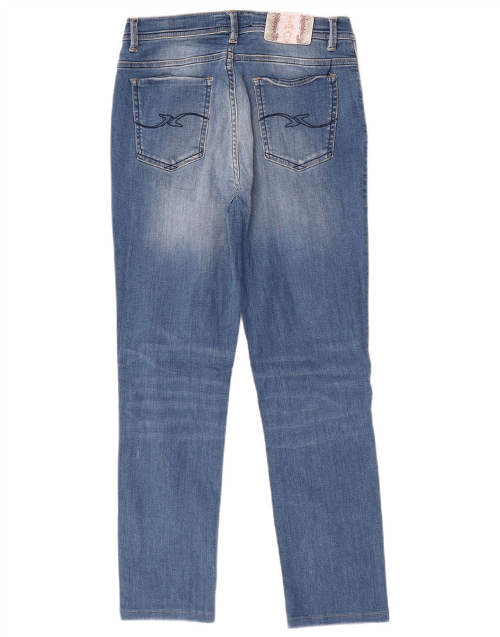 Trussardi Damen Slim Jeans W31 L26 Blau