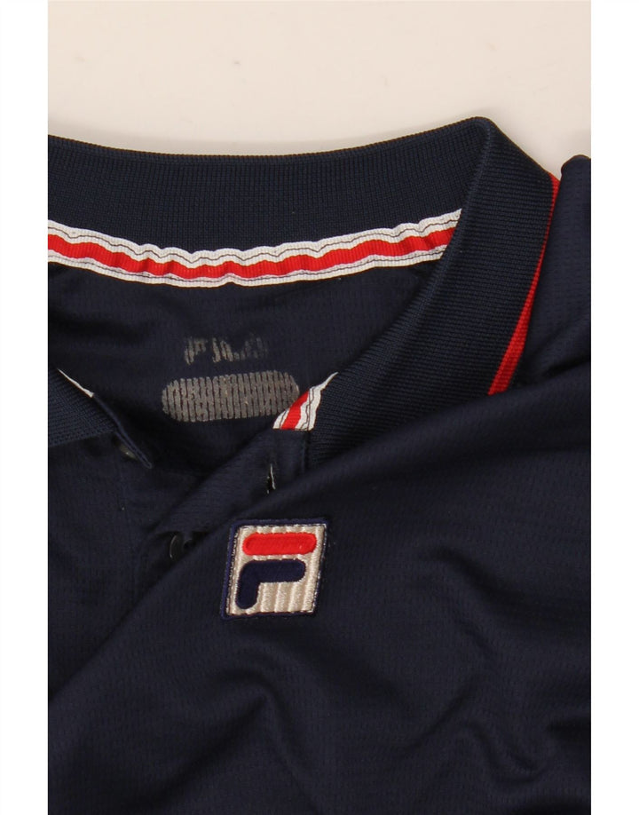 Fila Herren Poloshirt Medium Marineblau