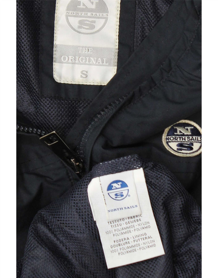 North Sails Herren Regenjacke UK 36 Small Marineblau Polyamid