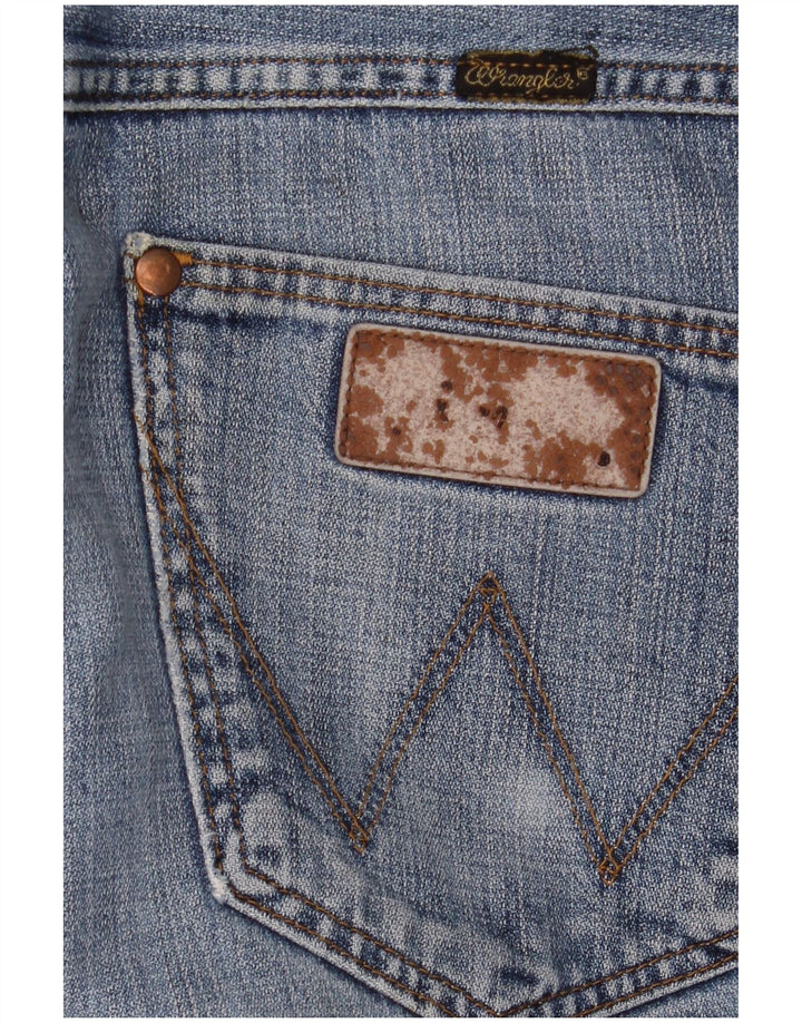 Wrangler Herren Alaska Straight Jeans W34 L30 Blaue Baumwolle