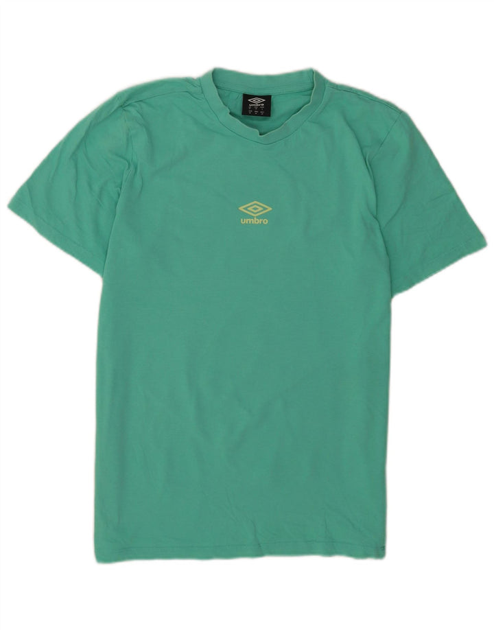 Umbro Herren-T-Shirt mit Grafik, mittelgrüne Baumwolle
