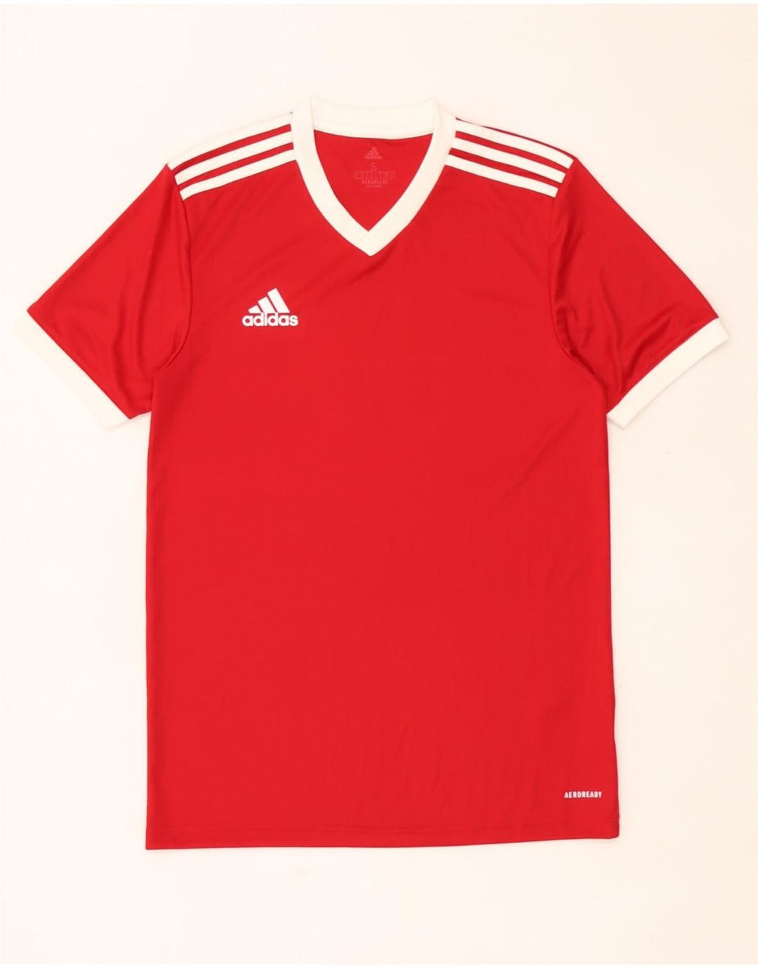 Adidas Herren Aeroready T-Shirt Top Small Rot Polyester