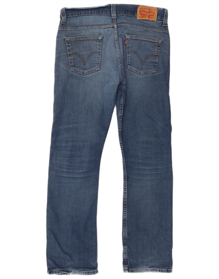 Levi's Herren 506 Straight Jeans W34 L32 Blaue Baumwolle